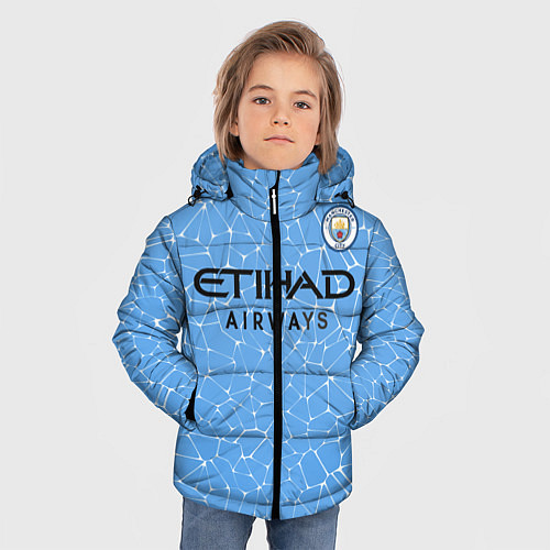 Зимняя куртка для мальчика Мансити Домашняя форма 2021 / 3D-Черный – фото 3