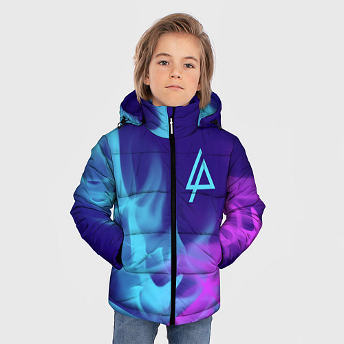 Зимняя куртка для мальчика LINKIN PARK ЛИНКИН ПАРК / 3D-Черный – фото 3