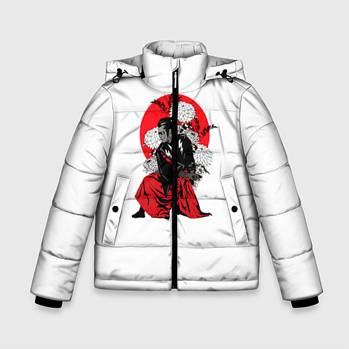 Зимняя куртка для мальчика Япония / 3D-Светло-серый – фото 1