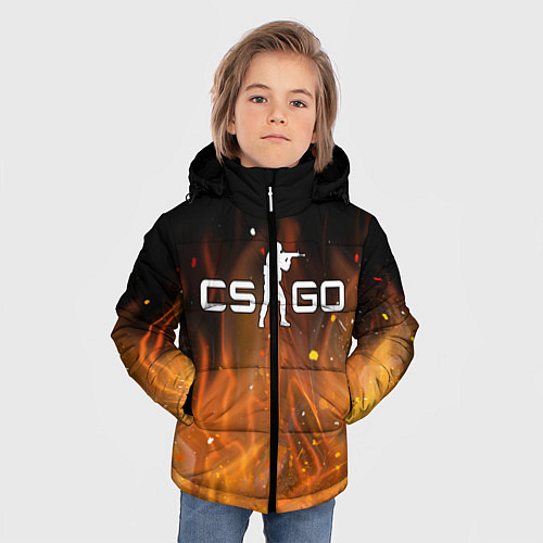 Зимняя куртка для мальчика COUNTER STRIKE / 3D-Черный – фото 3