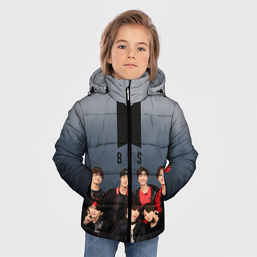 Зимняя куртка для мальчика BTS Forest / 3D-Черный – фото 3