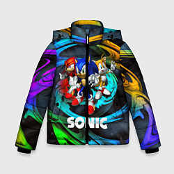Куртка зимняя для мальчика SONIC TRIO, цвет: 3D-светло-серый
