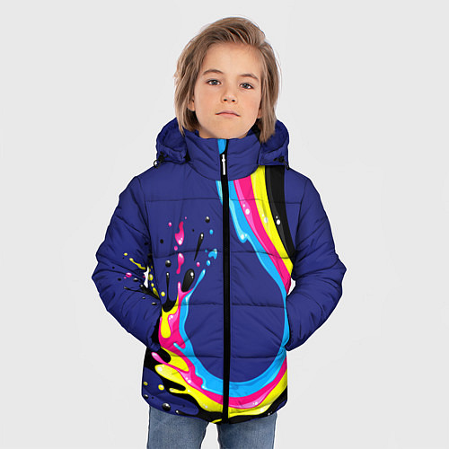 Зимняя куртка для мальчика SMYK / 3D-Черный – фото 3