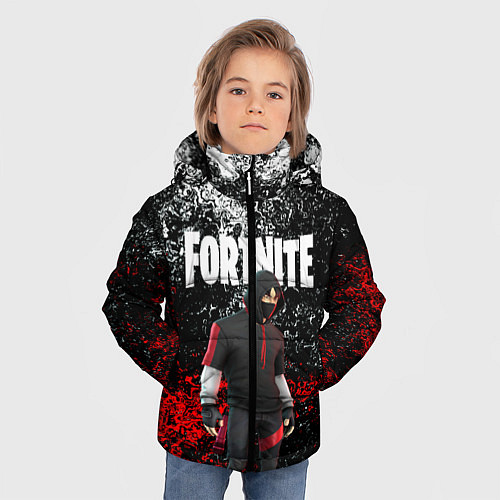 Зимняя куртка для мальчика IKONIK FORTNITE / 3D-Черный – фото 3