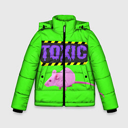 Куртка зимняя для мальчика Toxic, цвет: 3D-черный
