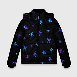 Куртка зимняя для мальчика ЪУЪ СЪУКА, цвет: 3D-черный