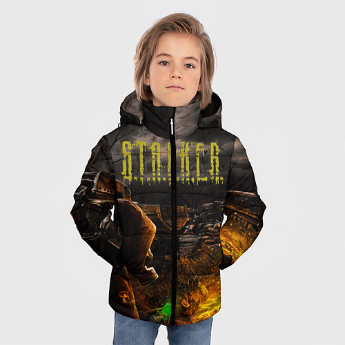 Зимняя куртка для мальчика Stalker 2 / 3D-Черный – фото 3
