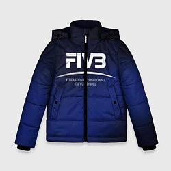 Куртка зимняя для мальчика FIVB Volleyball, цвет: 3D-светло-серый