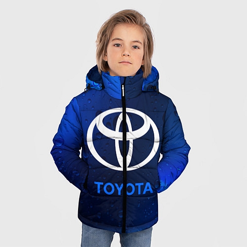 Зимняя куртка для мальчика TOYOTA ТОЙОТА / 3D-Черный – фото 3