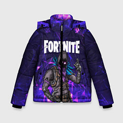 Куртка зимняя для мальчика FORTNITE x RAVEN, цвет: 3D-черный