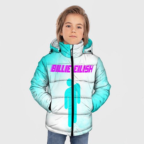 Зимняя куртка для мальчика BILLIE EILISH БИЛЛИ АЙЛИШ / 3D-Черный – фото 3