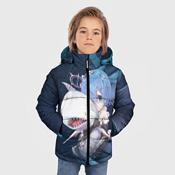 Куртка зимняя для мальчика Re: Zero Жизнь с нуля, цвет: 3D-светло-серый — фото 2