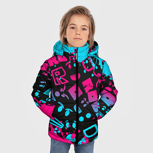 Зимняя куртка для мальчика Roblox / 3D-Красный – фото 3