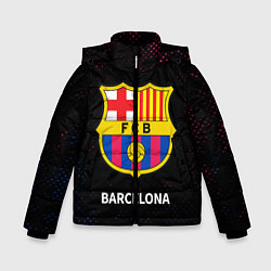 Куртка зимняя для мальчика BARCELONA БАРСЕЛОНА, цвет: 3D-светло-серый