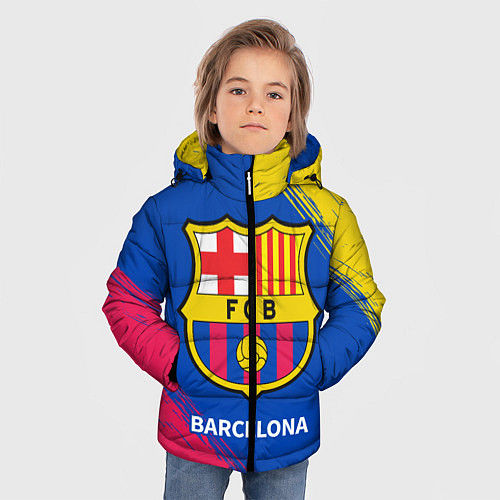 Зимняя куртка для мальчика BARCELONA БАРСЕЛОНА / 3D-Черный – фото 3