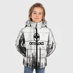 Куртка зимняя для мальчика Cyberpunk 2077 Arasaka, цвет: 3D-черный — фото 2
