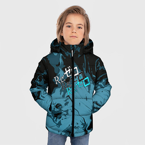 Зимняя куртка для мальчика Re:Zero / 3D-Черный – фото 3