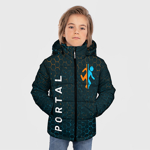 Зимняя куртка для мальчика PORTAL ПОРТАЛ / 3D-Светло-серый – фото 3