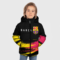 Куртка зимняя для мальчика BARCELONA БАРСЕЛОНА, цвет: 3D-черный — фото 2