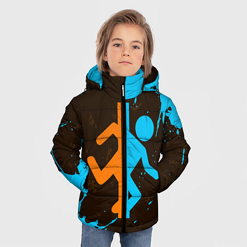 Зимняя куртка для мальчика PORTAL ПОРТАЛ / 3D-Черный – фото 3