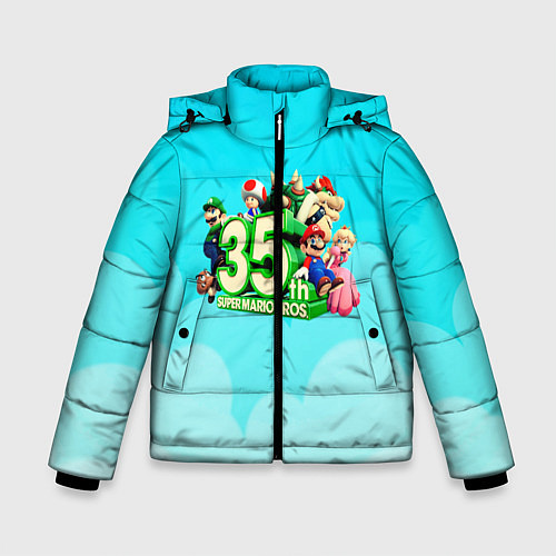 Зимняя куртка для мальчика Mario / 3D-Светло-серый – фото 1