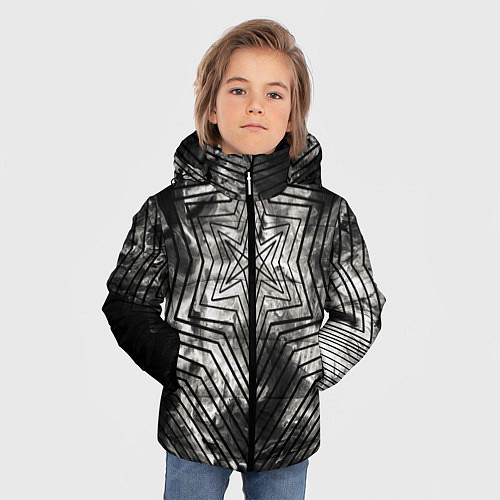 Зимняя куртка для мальчика BMTH OBEY / 3D-Черный – фото 3