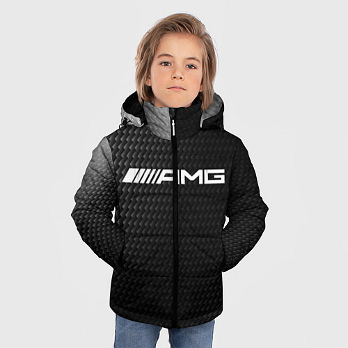 Зимняя куртка для мальчика MERCEDES МЕРСЕДЕС / 3D-Черный – фото 3