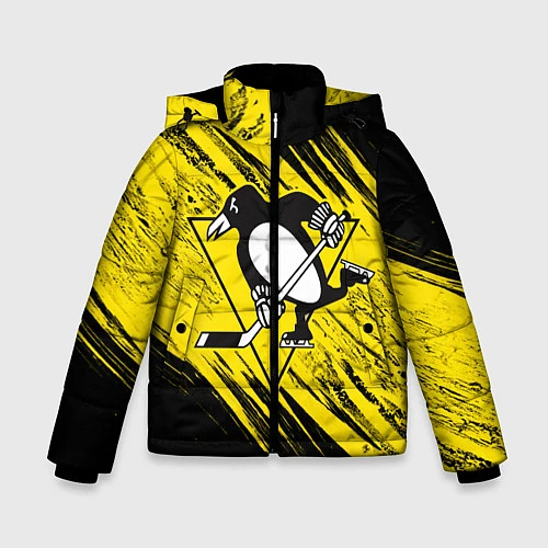 Зимняя куртка для мальчика Pittsburgh Penguins Sport / 3D-Светло-серый – фото 1