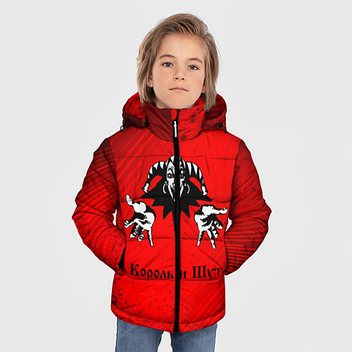 Зимняя куртка для мальчика КОРОЛЬ И ШУТ / 3D-Черный – фото 3