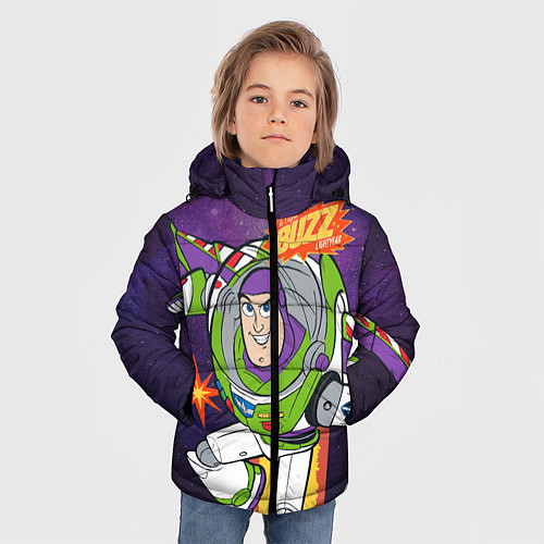 Зимняя куртка для мальчика Buzz Lightyear / 3D-Черный – фото 3