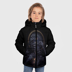 Куртка зимняя для мальчика Dark Soul, цвет: 3D-черный — фото 2