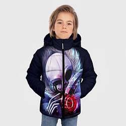 Куртка зимняя для мальчика UNDERTALE SANS, цвет: 3D-черный — фото 2