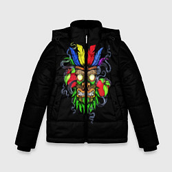 Куртка зимняя для мальчика MASK, цвет: 3D-черный