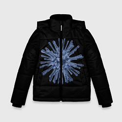 Куртка зимняя для мальчика Вирус, цвет: 3D-черный