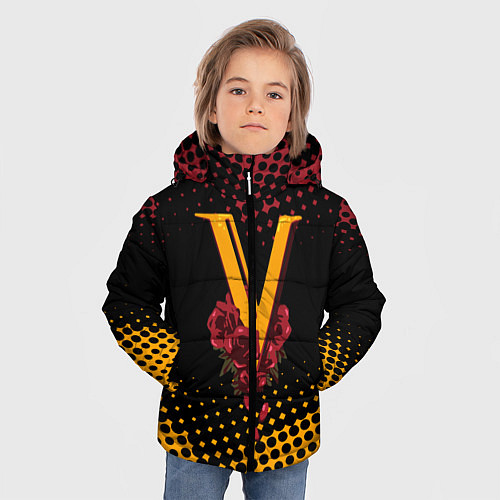 Зимняя куртка для мальчика CYBERPUNK 2077 VALENTINO / 3D-Черный – фото 3