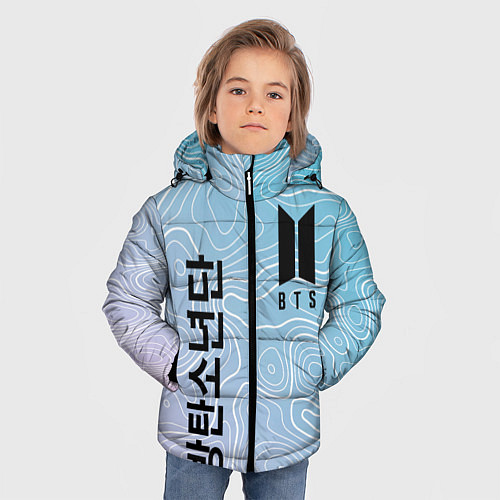 Зимняя куртка для мальчика BTS БТС / 3D-Черный – фото 3