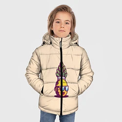 Куртка зимняя для мальчика ANANAS, цвет: 3D-черный — фото 2