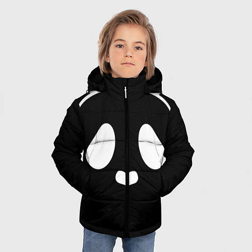 Зимняя куртка для мальчика Panda white / 3D-Черный – фото 3