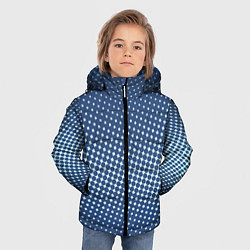 Куртка зимняя для мальчика Хаотичный горошек, цвет: 3D-черный — фото 2