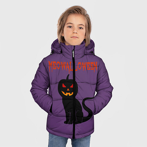 Зимняя куртка для мальчика MEOWALLOWEN / 3D-Черный – фото 3