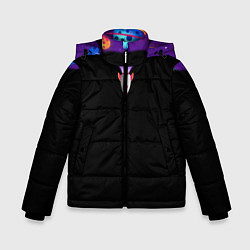 Куртка зимняя для мальчика ROCKET, цвет: 3D-черный