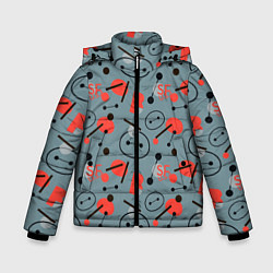 Куртка зимняя для мальчика Big Hero 6, цвет: 3D-черный