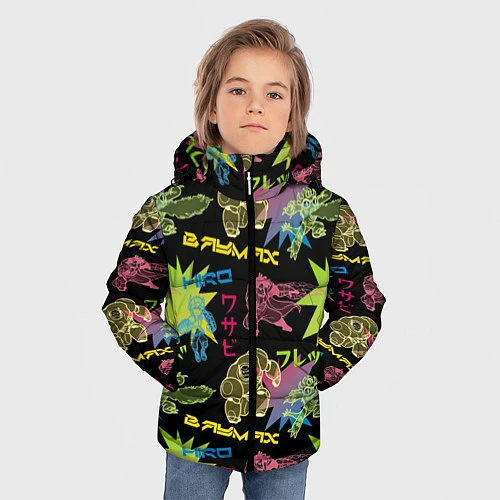 Зимняя куртка для мальчика Big Hero 6 / 3D-Черный – фото 3