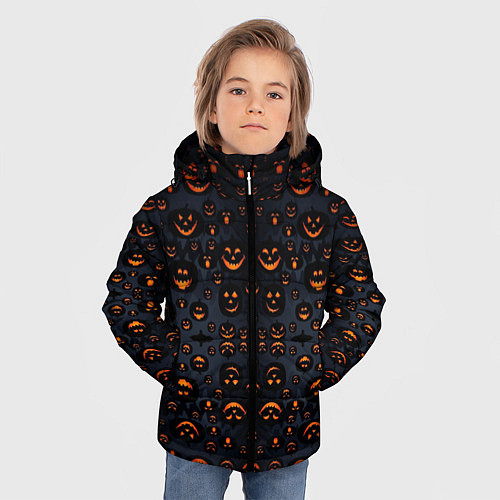 Зимняя куртка для мальчика HALLOWEEN / 3D-Черный – фото 3