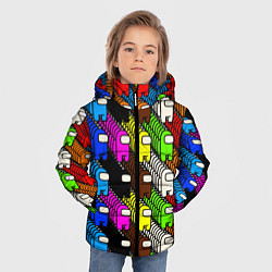 Куртка зимняя для мальчика AMONG US, цвет: 3D-черный — фото 2