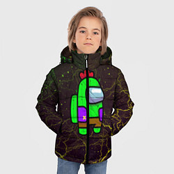 Куртка зимняя для мальчика Amon Us x Brawl Stars, цвет: 3D-светло-серый — фото 2
