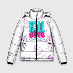 Куртка зимняя для мальчика Fall Guys, цвет: 3D-черный