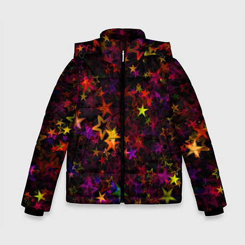 Зимняя куртка для мальчика Stars / 3D-Светло-серый – фото 1