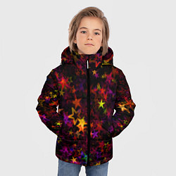 Куртка зимняя для мальчика Stars, цвет: 3D-светло-серый — фото 2