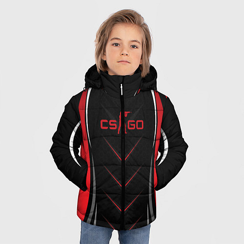 Зимняя куртка для мальчика CS GO / 3D-Черный – фото 3